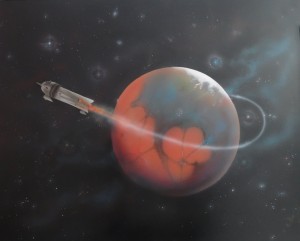 Flash gordon leaving Mars
