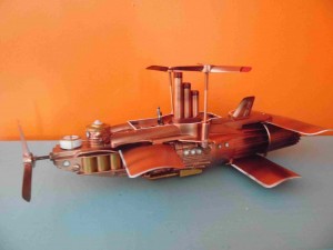 Steampunk Albatross airship