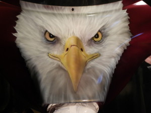 eagle on Harley