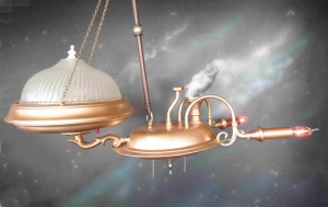steampunk Enterprise chandelier